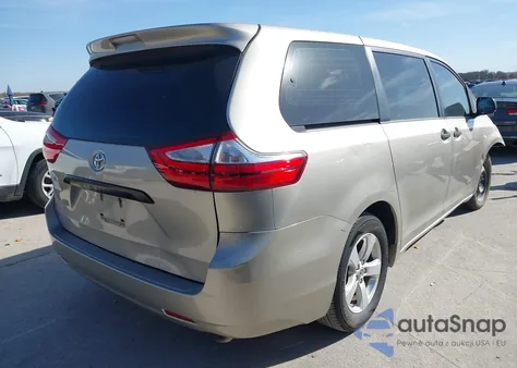 2016 Toyota Sienna L 7 Passenger z USA, uszkodzony, nr VIN 5TDZK3DC1GS718820